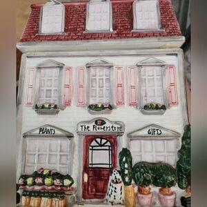 Vintage Sherwood brand floral shop cookie jar